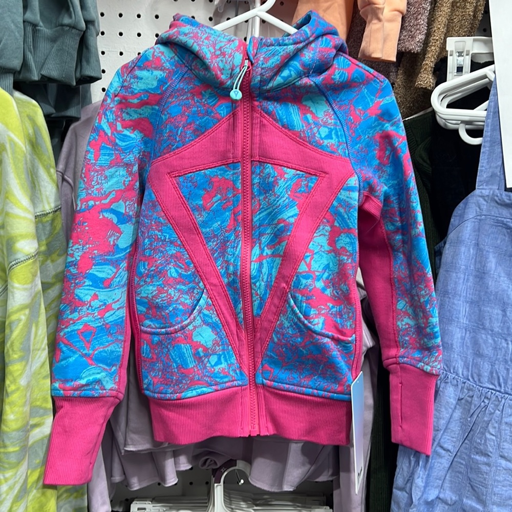 Ivivva Remix Hoodie • BNWT • Pink & Blue • SIZE 4